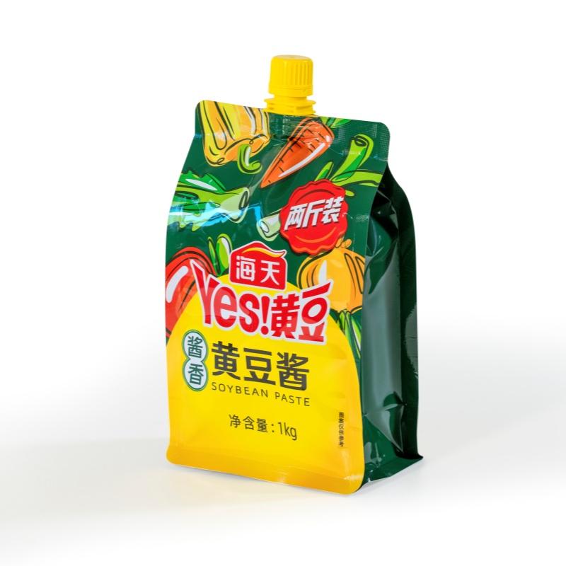 poche à bec verseur à fond plat